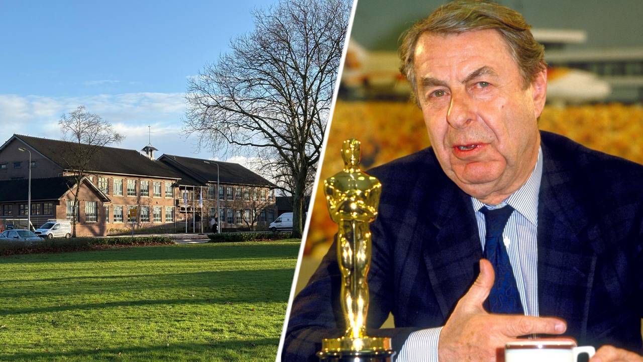 Fons Rademakers en het plantsoen dat zijn naam gaat dragen.