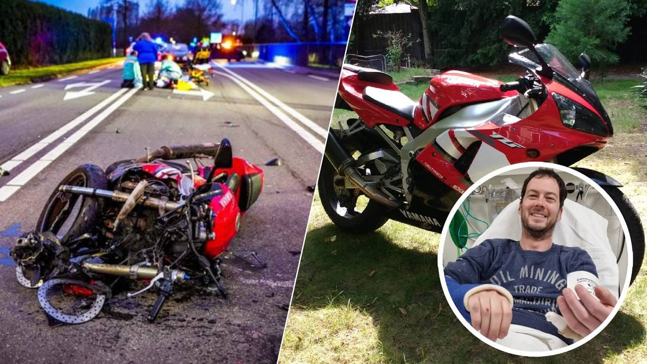 Na tweede motorongeluk in zes jaar hoeft Nick geen motor meer.