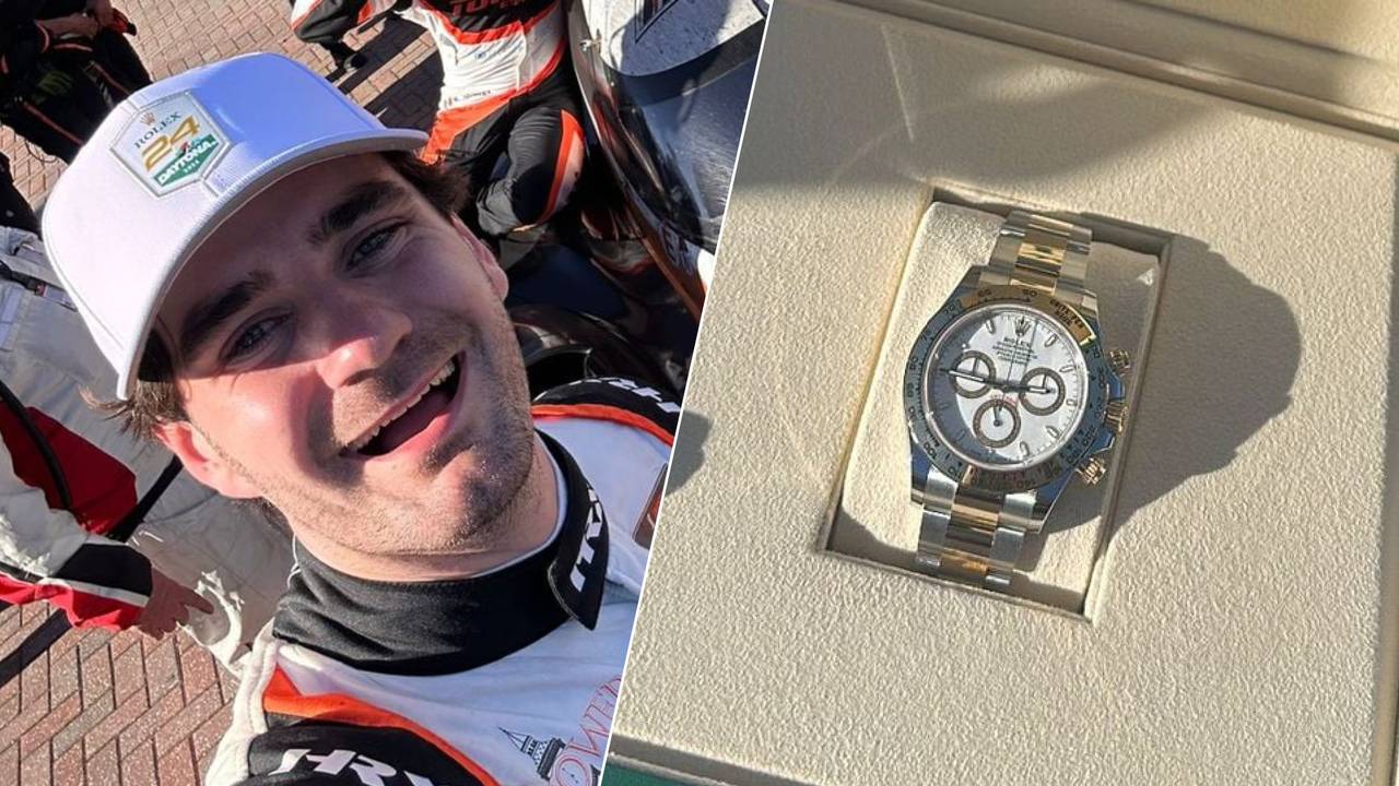 Job moet zijn Rolex alweer inleveren (foto: Tower Motorsports Media).