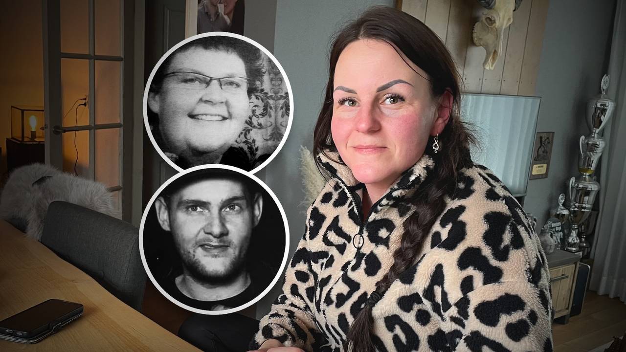 Yildiz met haar overleden zus en neef. (fotocollage: Omroep Brabant/ Yildiz Otten)