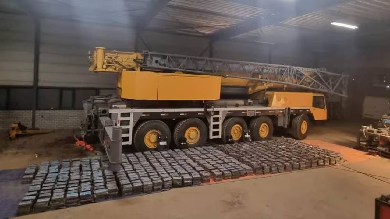 De kraan (foto: politie).