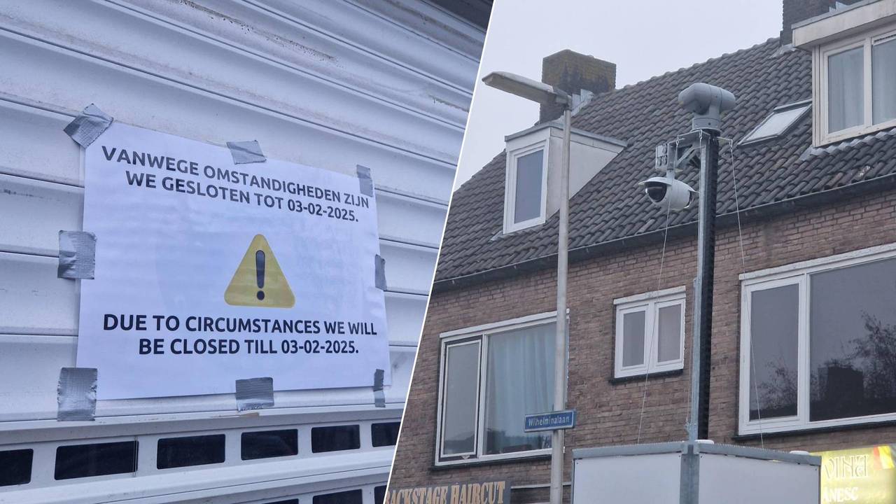 Coffeeshop Noorderlight is tijdelijk gesloten vanwege politieonderzoek (foto's: Noël van Hooft).