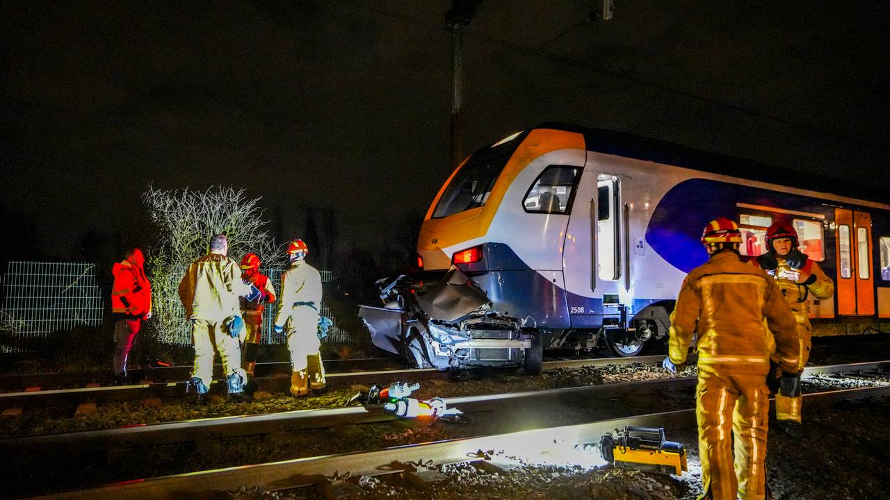 De ravage op het spoor was groot (foto: SQ Vision).