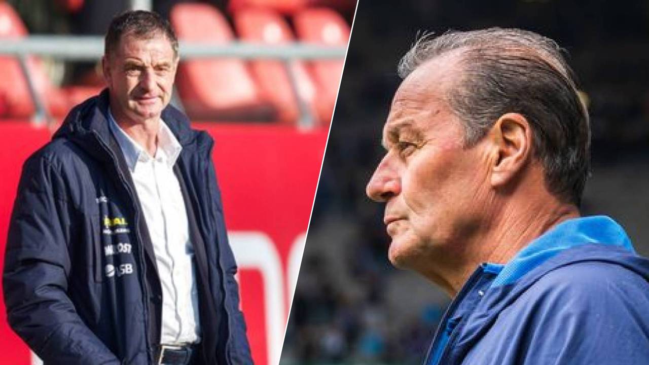 Ernie Brandts (links) en rechts Huub Stevens (Foto's: VI Images / Orange Pictures).