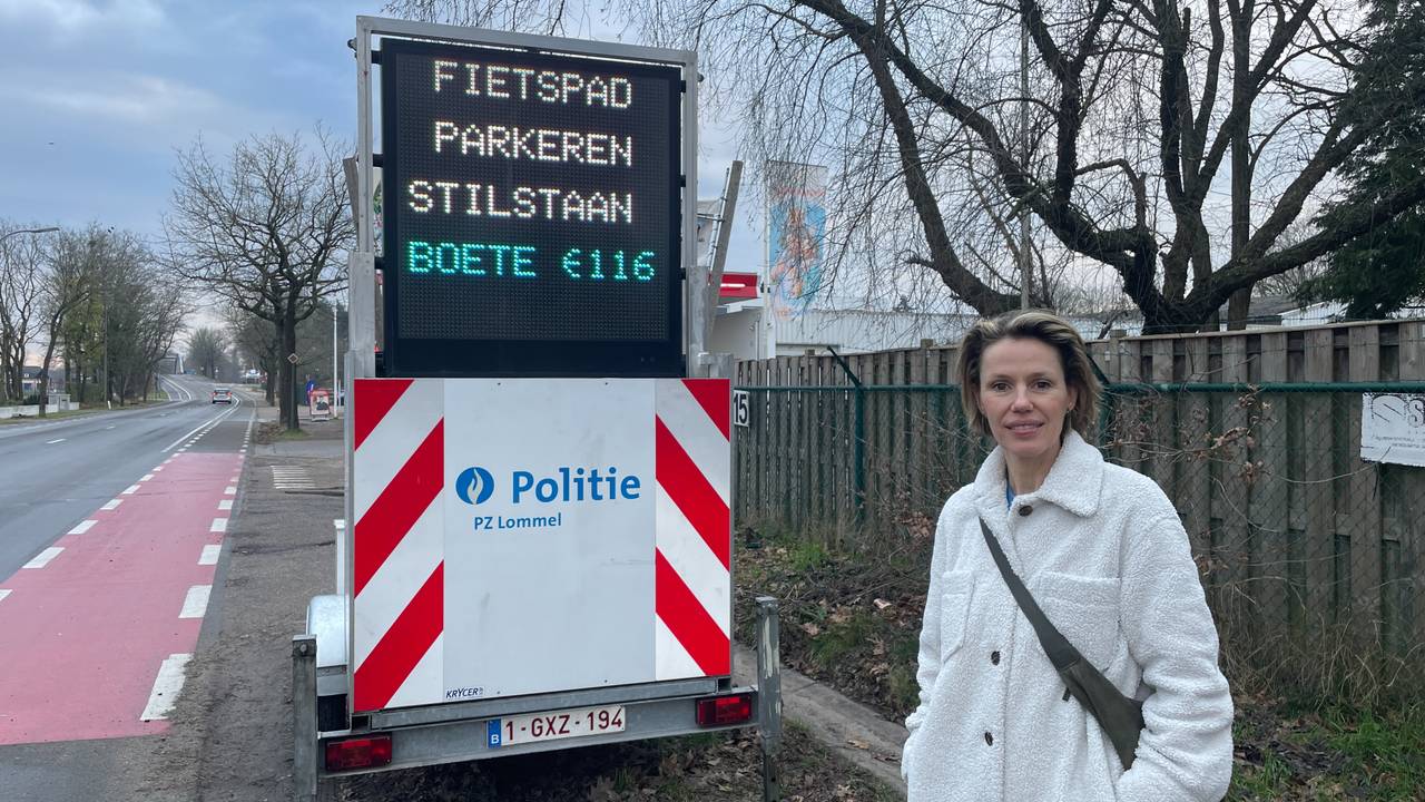 Raadslid Katrien de Ruysscher baalt van het tanktoerisme dat op de weg stilstaat. (foto: René van Hoof)