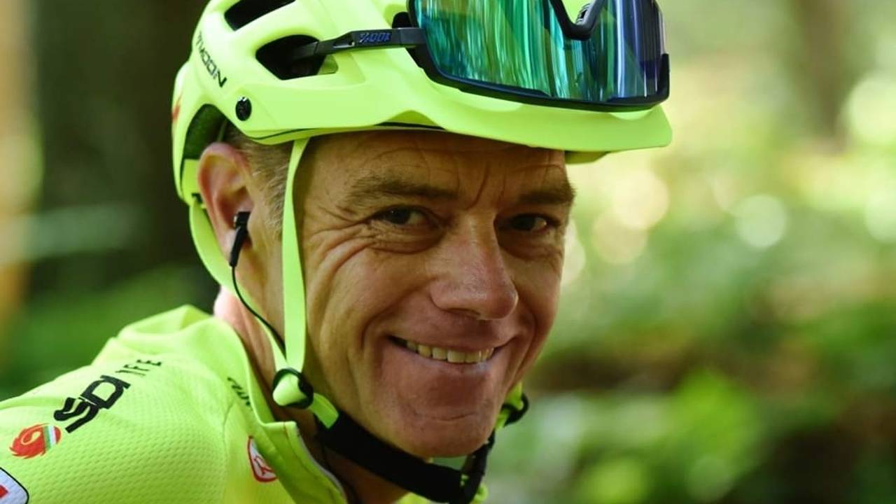 Jos fietst vaak routes in de vorm van een bijzonder figuurtje (privéfoto).