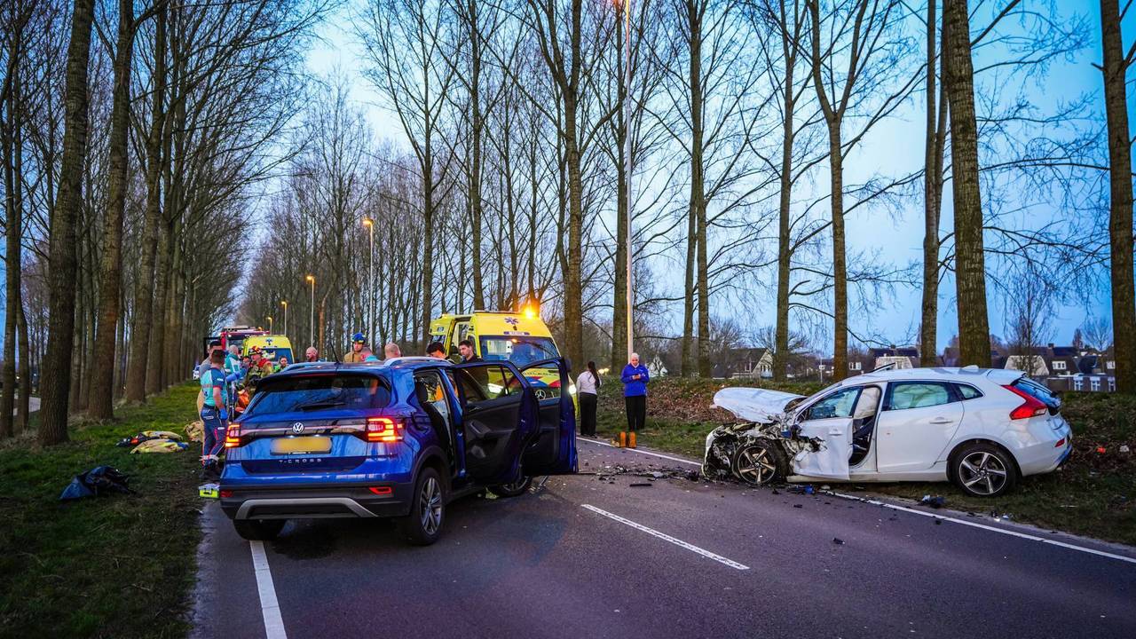 Man raakt onwel achter stuur en komt om het leven bij frontale botsing.