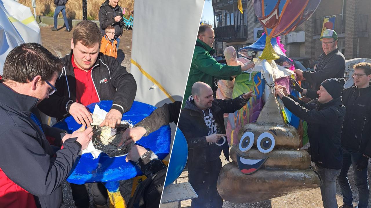 De bouwers begonnen al vroeg met het herstel (foto: Kevin Coremans).