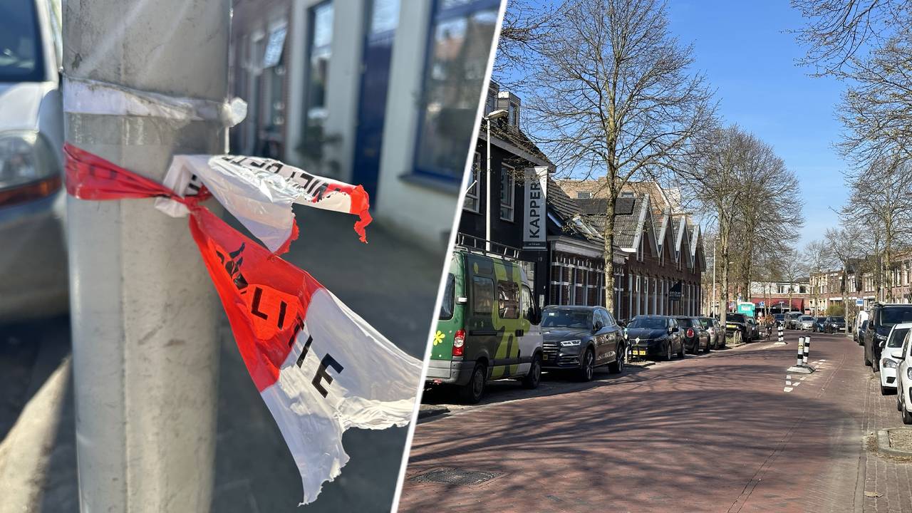 De straat waar het ongeluk gebeurde (foto's: Floortje Steigenga).