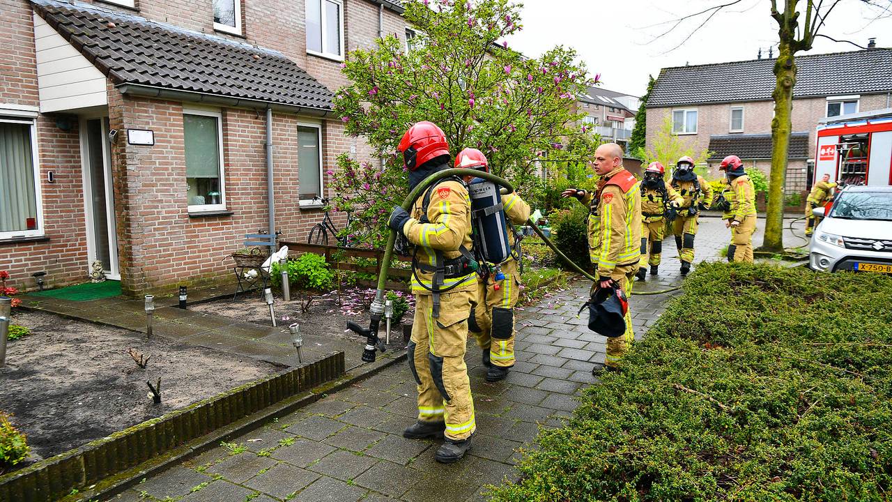 Klein brandje in een keuken (foto: Rico Vogels/Persbureau Heitink).