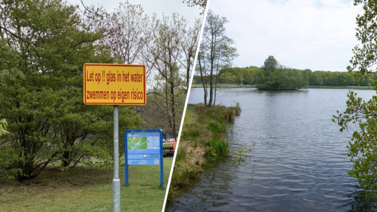 Let op! Waarschuwt de gemeente bij het Hoefsven in Waalwijk (foto's: Gemeente).