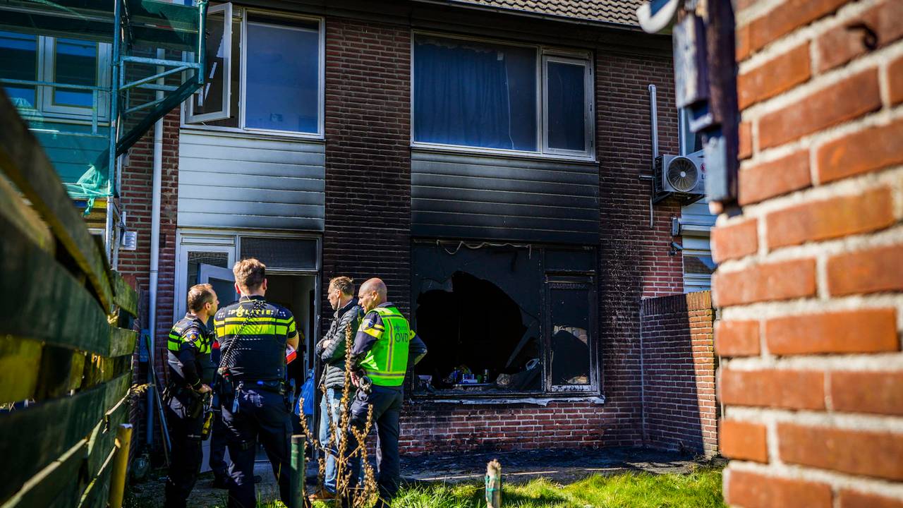 Brandstichting wordt onderzocht (foto:Persbureau Heitink)