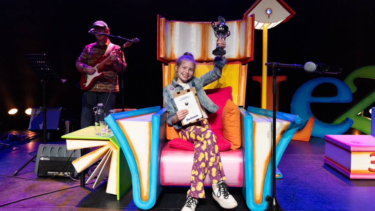 Lein van Boxtel is de voorleeskampioen van Brabant (foto: Cubiss).