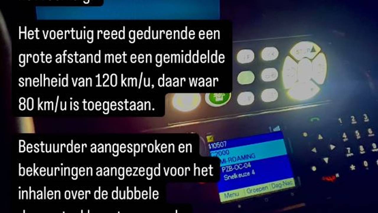 Foto: Instagram politie Leijdal.