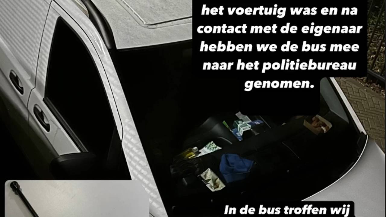 Dit bericht werd door de politie op Instagram gezet. (foto: politie Dongemond).