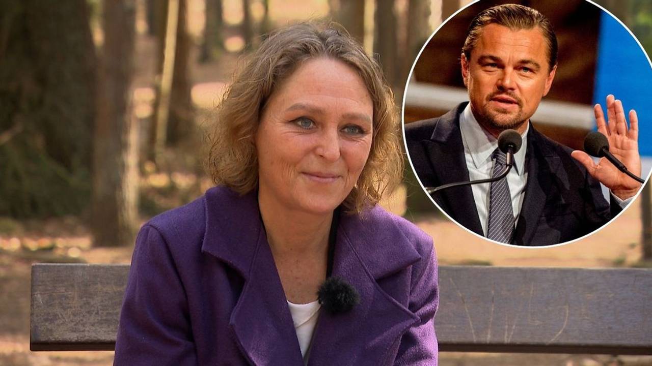 Caroline viel voor 'Leonardo DiCaprio' (foto: Omroep Zeeland).