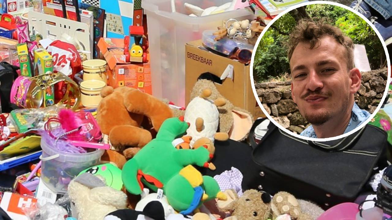 René Kok bedacht een website waarop je spulletjes kunt ruilen (foto: Omroep Brabant en René Kok)