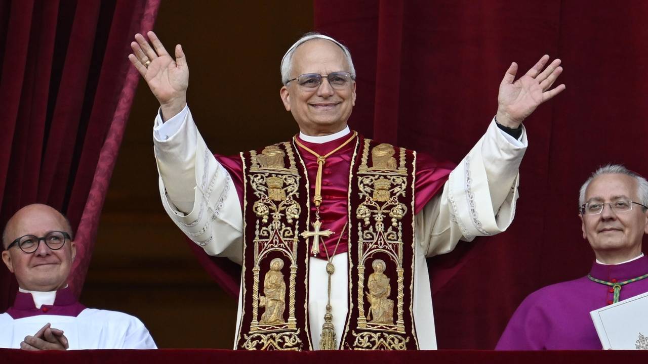 Robert Prevost is de nieuwe paus (foto: ANP).