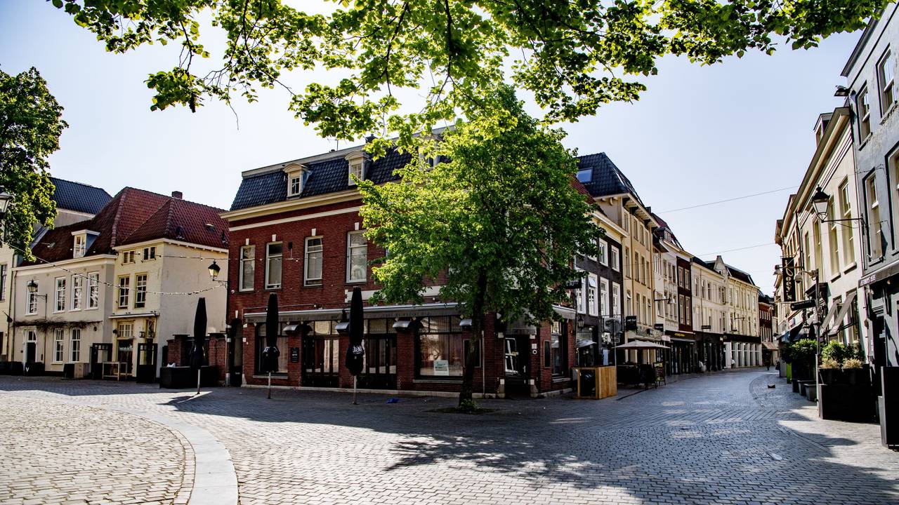 Het centrum van Breda (foto: ANP).