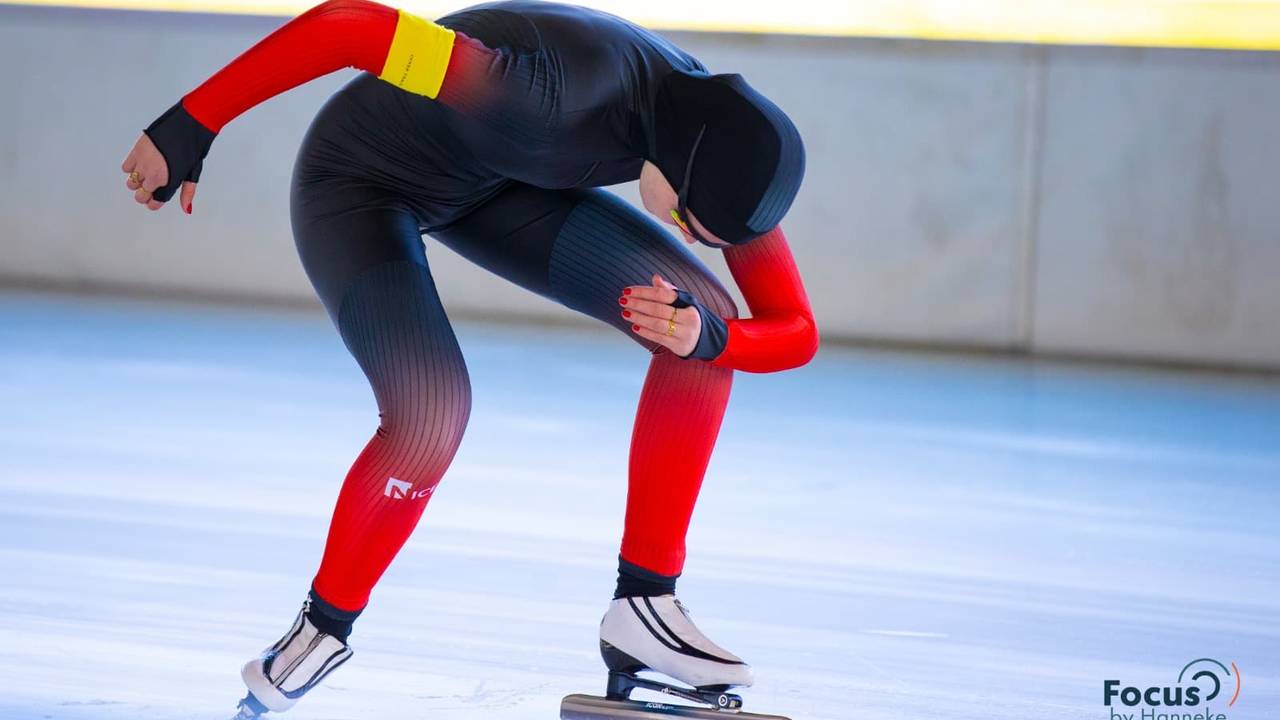 Naomi Wessels op de langebaan (foto: Focus by Hanneke).