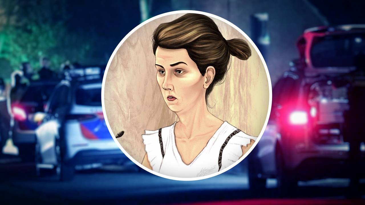 De dochter van Gradus (rechtbanktekening: Adrien Stanziani).