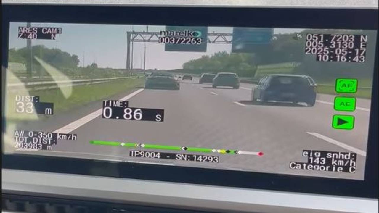 Foto: Instagram verkeerspolitie Zeeland-West-Brabant.