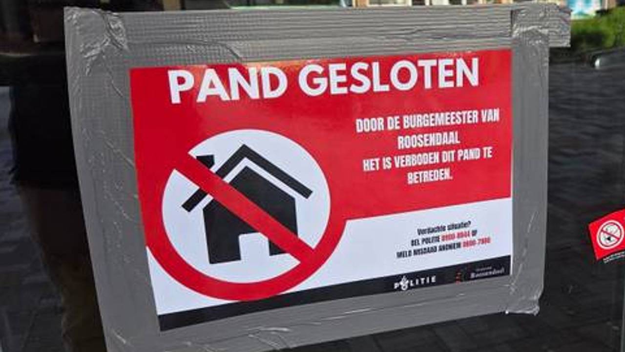 De horecazaak is weer gesloten.