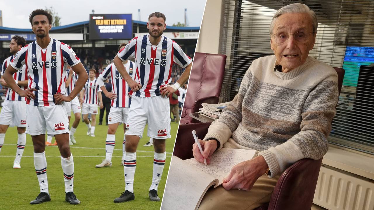 Teleurstelling bij Willem II (links) en Piet de Visser (foto: ANP 2025/Bart Stoutjesdijk en Leon Voskamp.).
