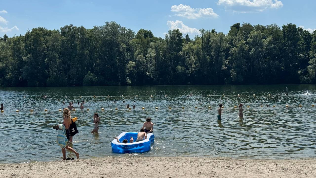 De drukte valt mee in Nuenen (foto: Omroep Brabant).