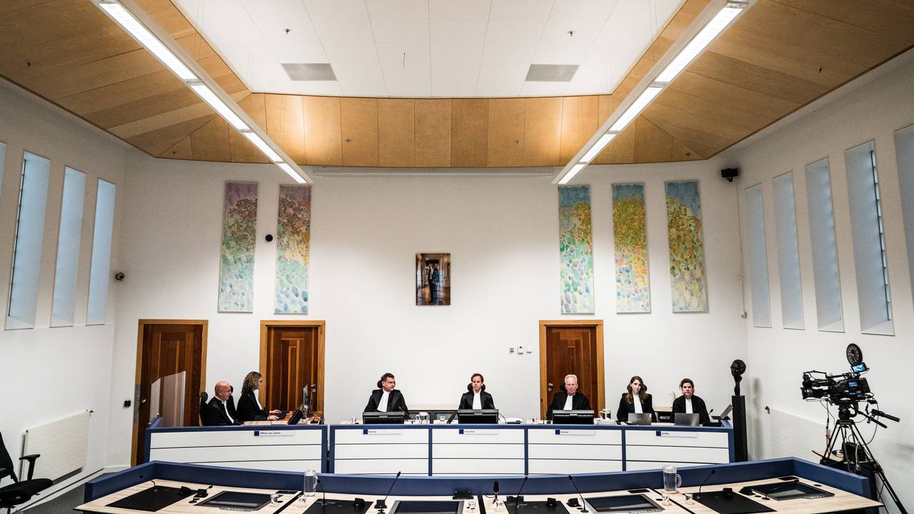 In deze zaal in de rechtbank in Groningen staat Van Eerd terecht. (Foto: ANP)