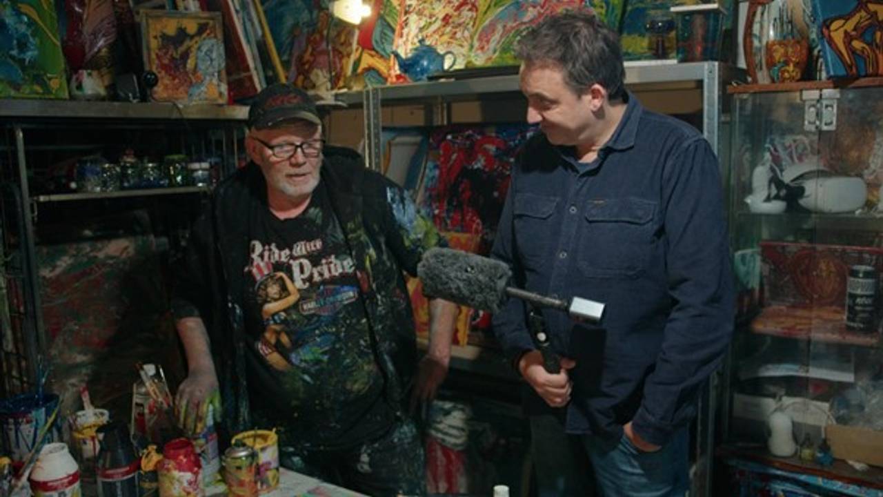 Kunstenaar Hans de Waal (foto: Merlijn en de Nachtbrakers)