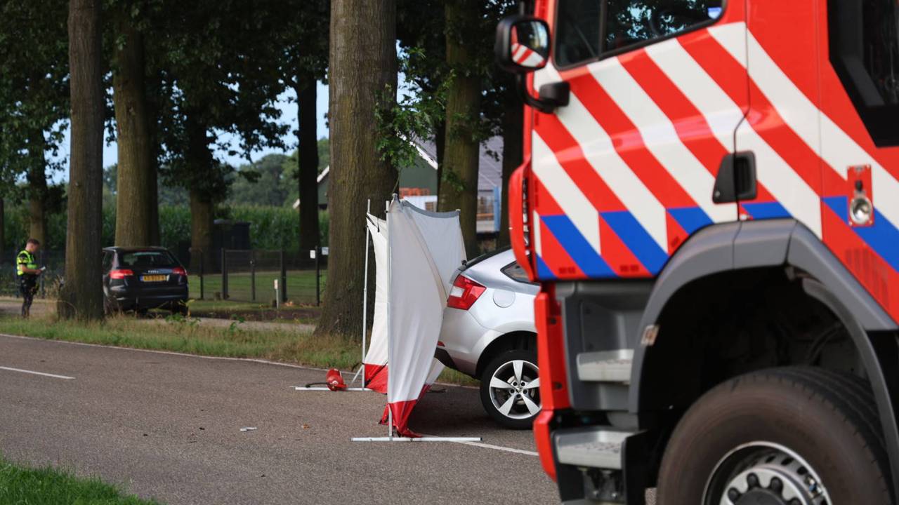 Dode bij eenzijdig ongeluk: automobilist raakt van weg af en botst tegen boom.