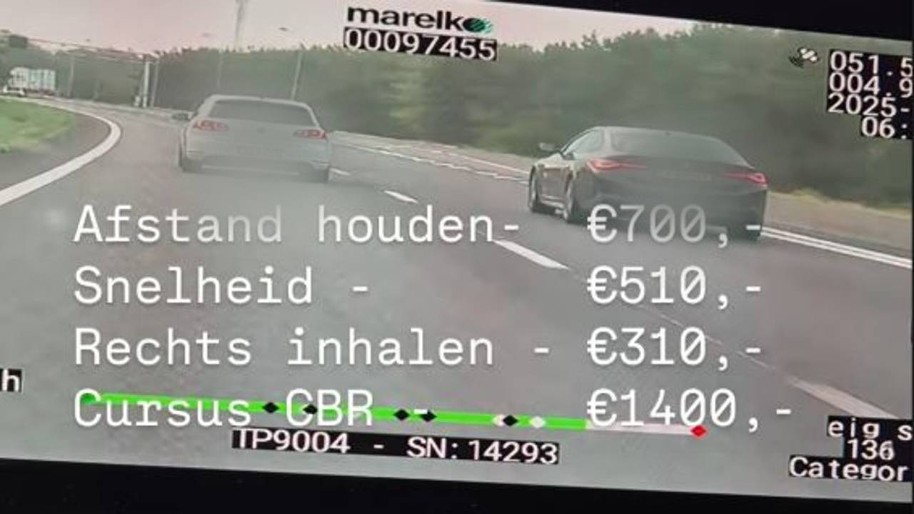 Man staat te laat op voor vlucht en maakt ware dollemansrit naar vliegveld