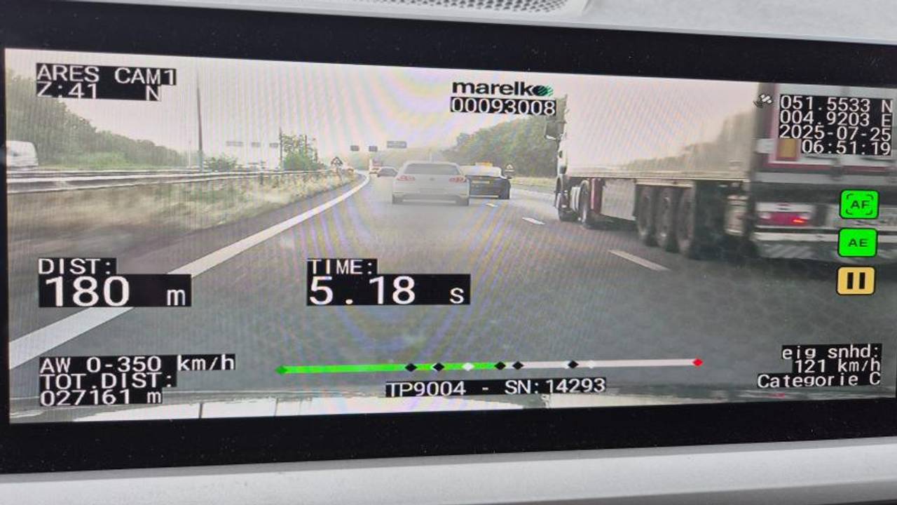 Foto: verkeerspolitie Zeeland-West-Brabant.