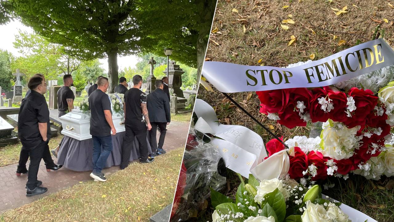 Joeweela is vrijdag bijgezet in een familiegraf (foto's: Raymond Merkx).