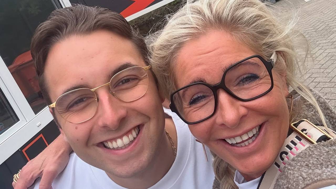Mariska met haar zoon Christiaan (foto: Eigen beeld).