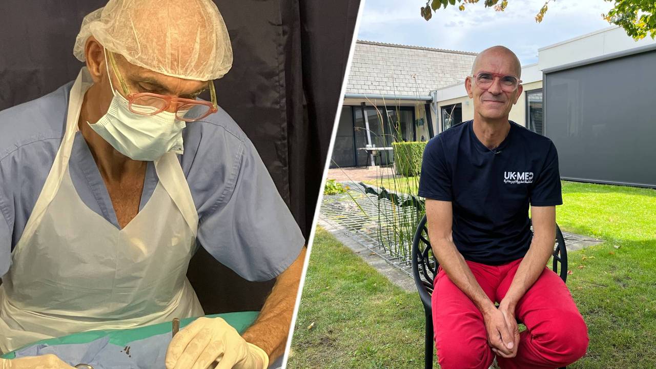 Ron in Gaza en Ron thuis (foto: privé en Omroep Brabant).