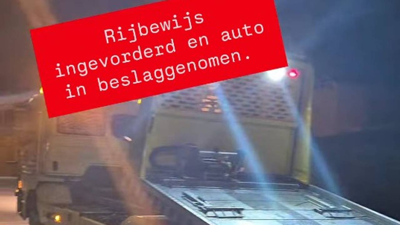 Foto: Instagram verkeerspolitie Zeeland-West-Brabant.