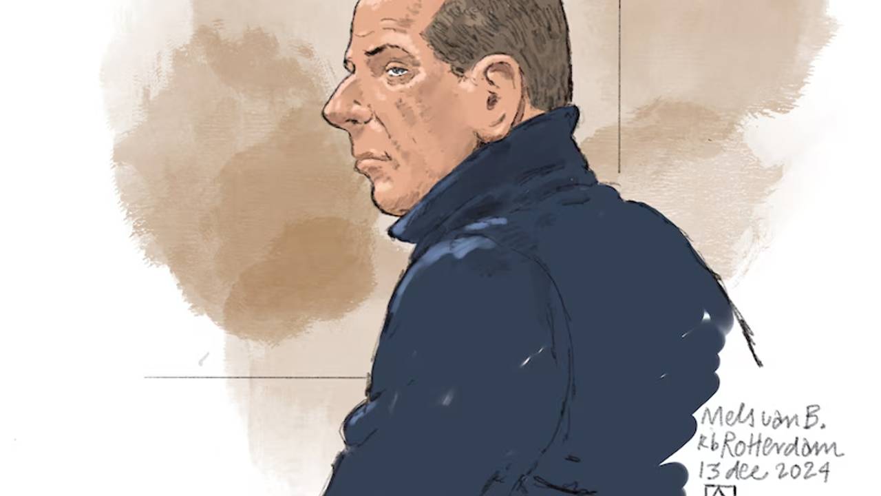 Mels van B. in de rechtbank (bron: ANP)