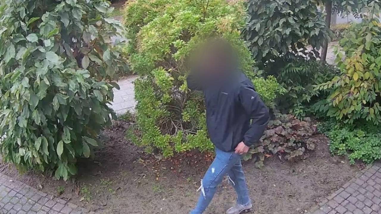 De dief op camerabeelden (foto: Heeze-Leende24).