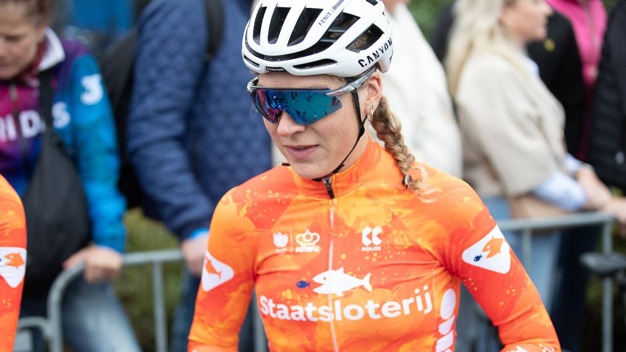 Yara Kastelijn bij het WK Gravel (foto: Orange Pictures/Dick Soepenberg).