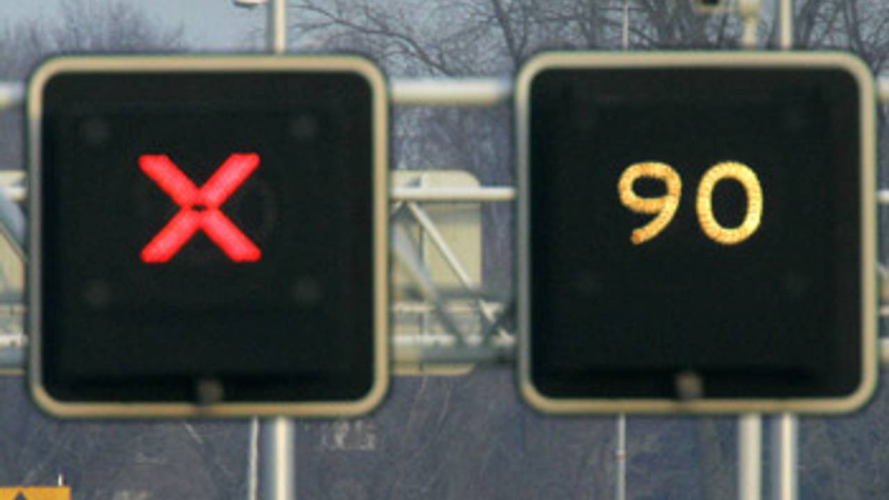 De rode kruizen gingen door een storing niet meer uit (foto: ANP).