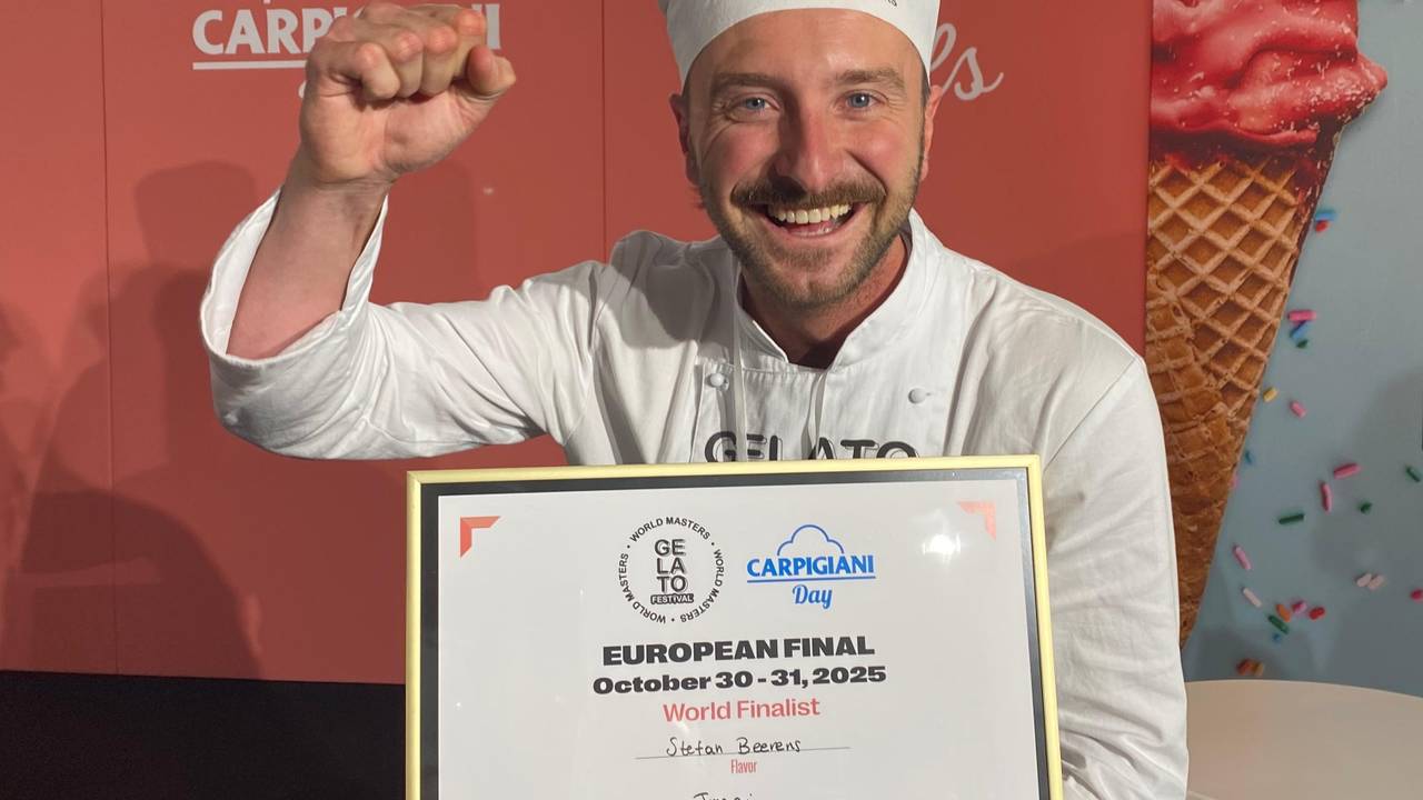 Stefan Beerens mag naar het wereldkampioenschap ijs maken (eigen foto).