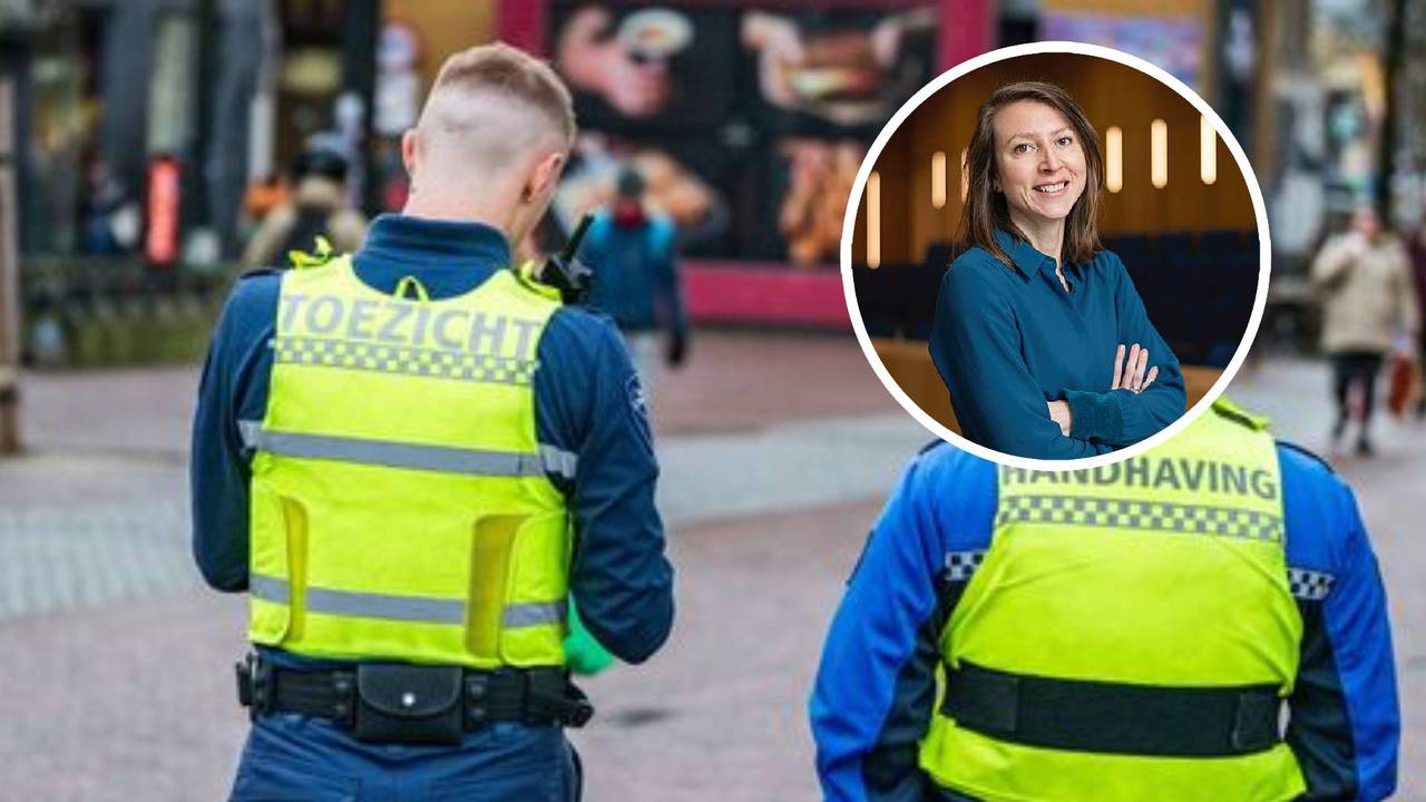 Foto: Boa's aan het werk Inzet: Wethouder Evelien Kostermans (Foto: ANP / Merel van Dooren.)