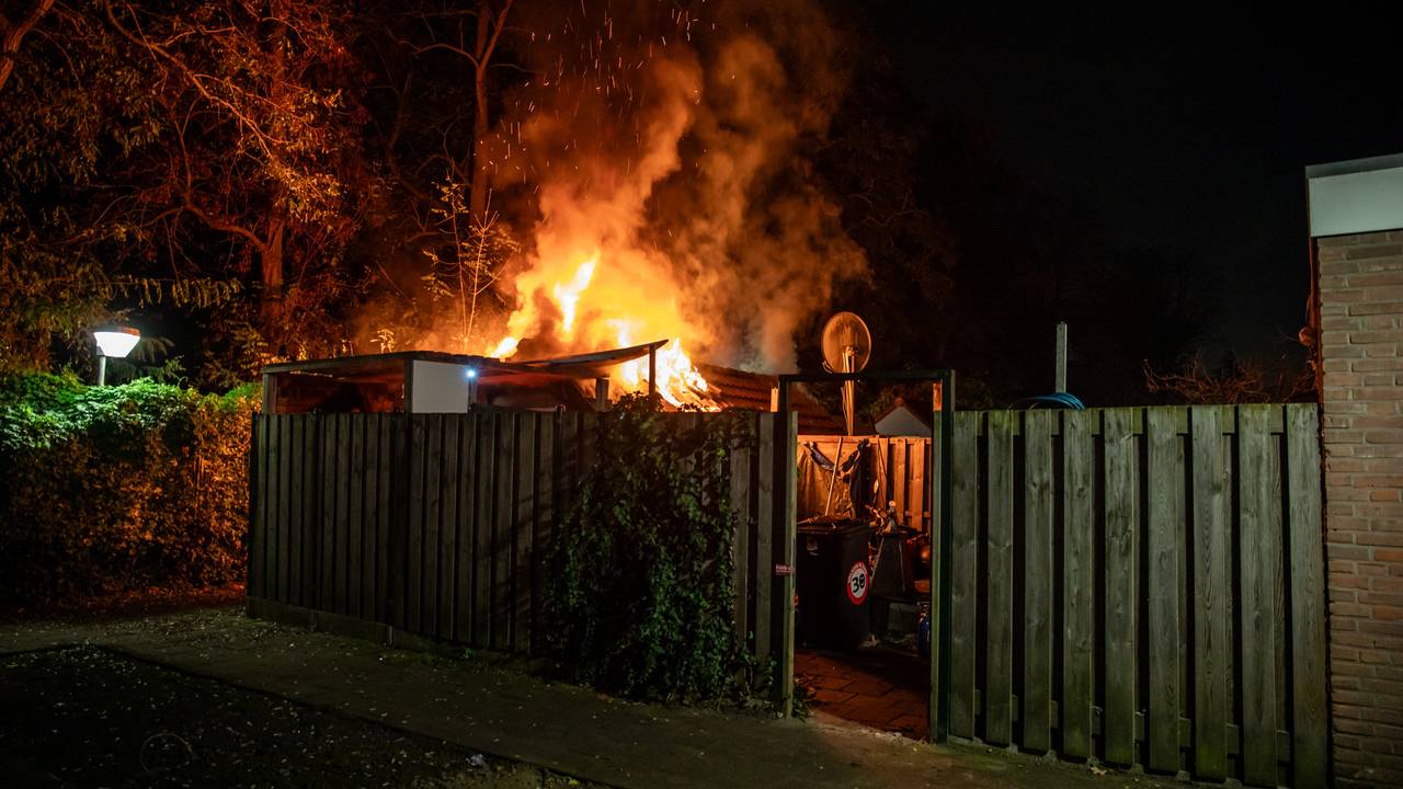 Schuurtje uitgebrand bij door gemeente gesloten huis