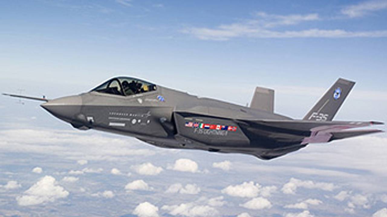 Een Joint Strike Fighter (JSF).