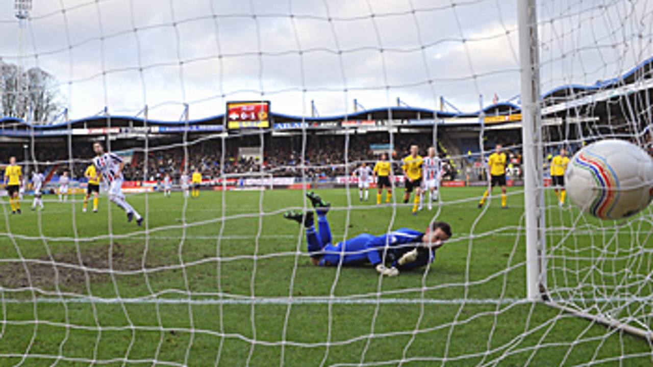 Verder dan een benutte penalty van Grégoire kwam Willem II niet. (Foto: Pix4Profs)