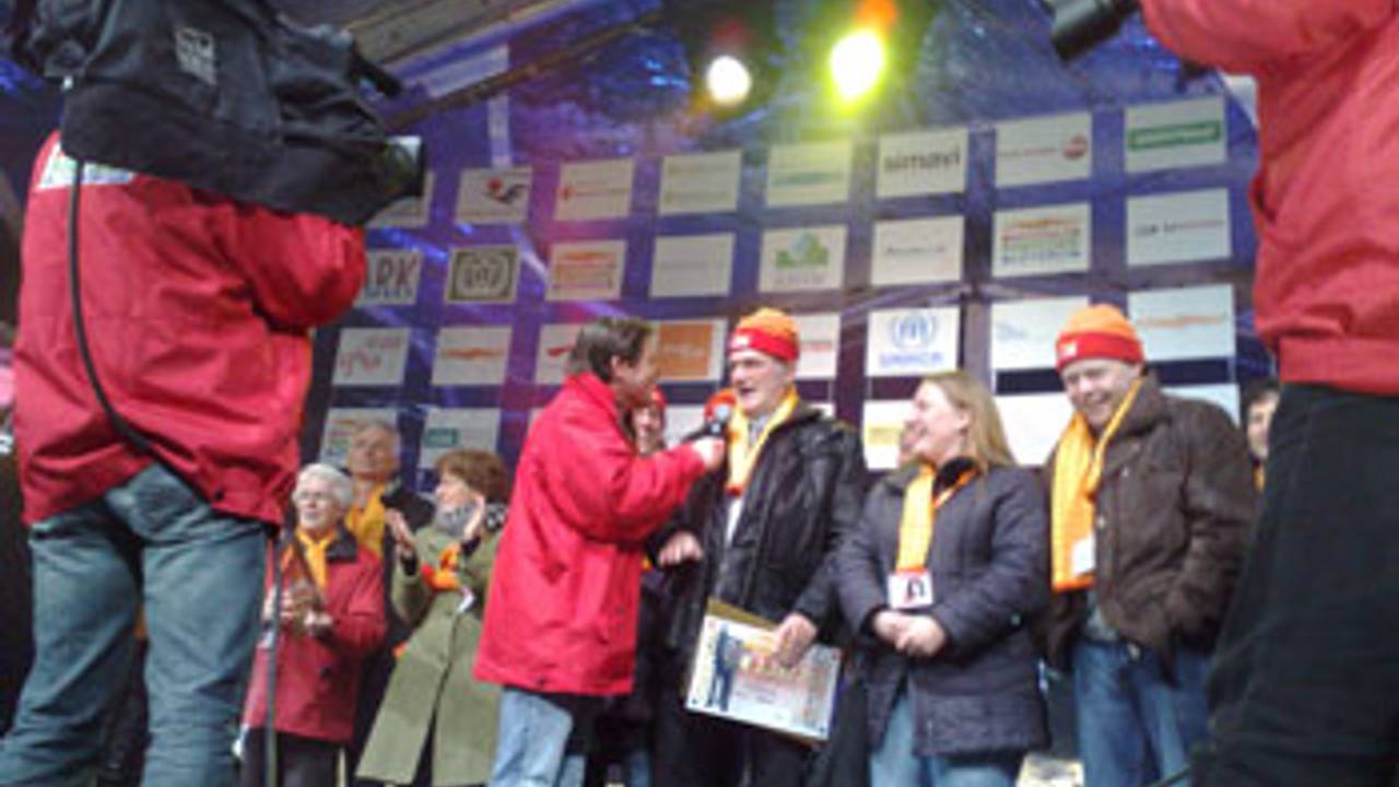 Deze winnaar kreeg ruim 2,3 miljoen. (Foto: Bart Oosterveld)