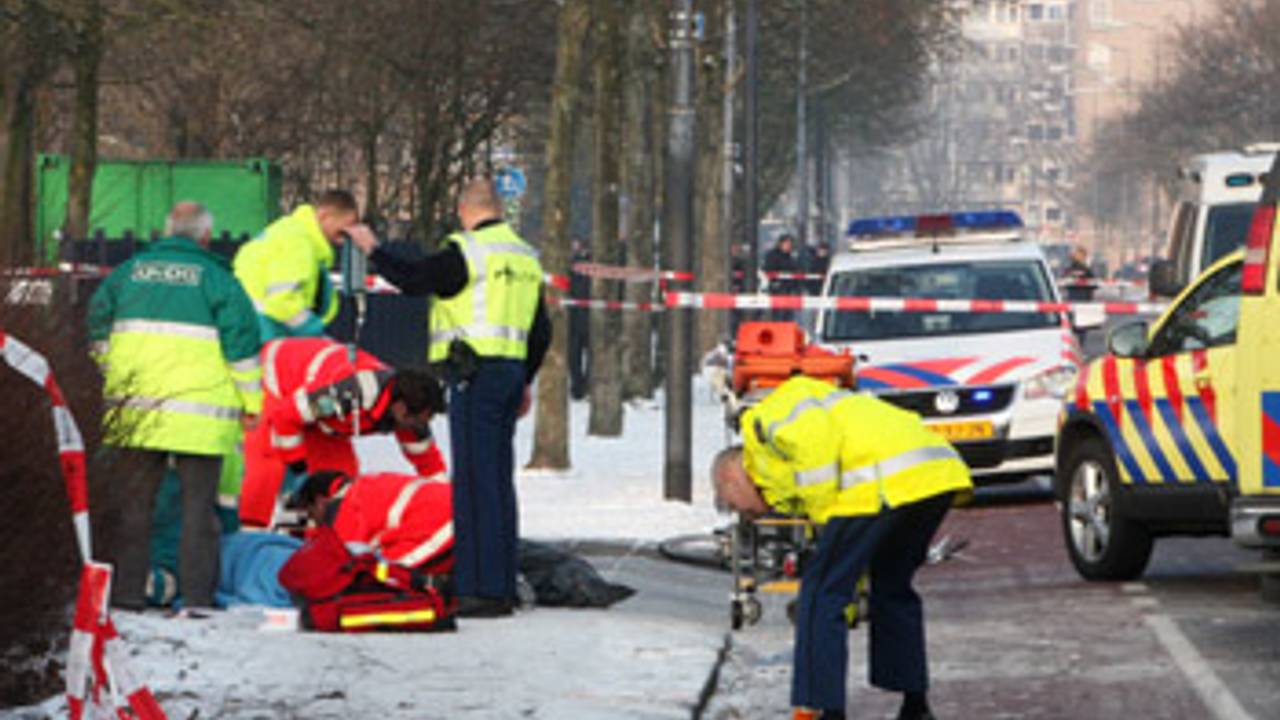 De vrouw kon niet meer worden gered (Foto: Bart Meesters).