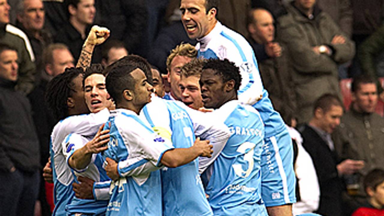 Sparta viert de late gelijkmaker van Rydell Poepon (Foto: ANP)